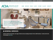 Tablet Screenshot of adadentistsrome.com